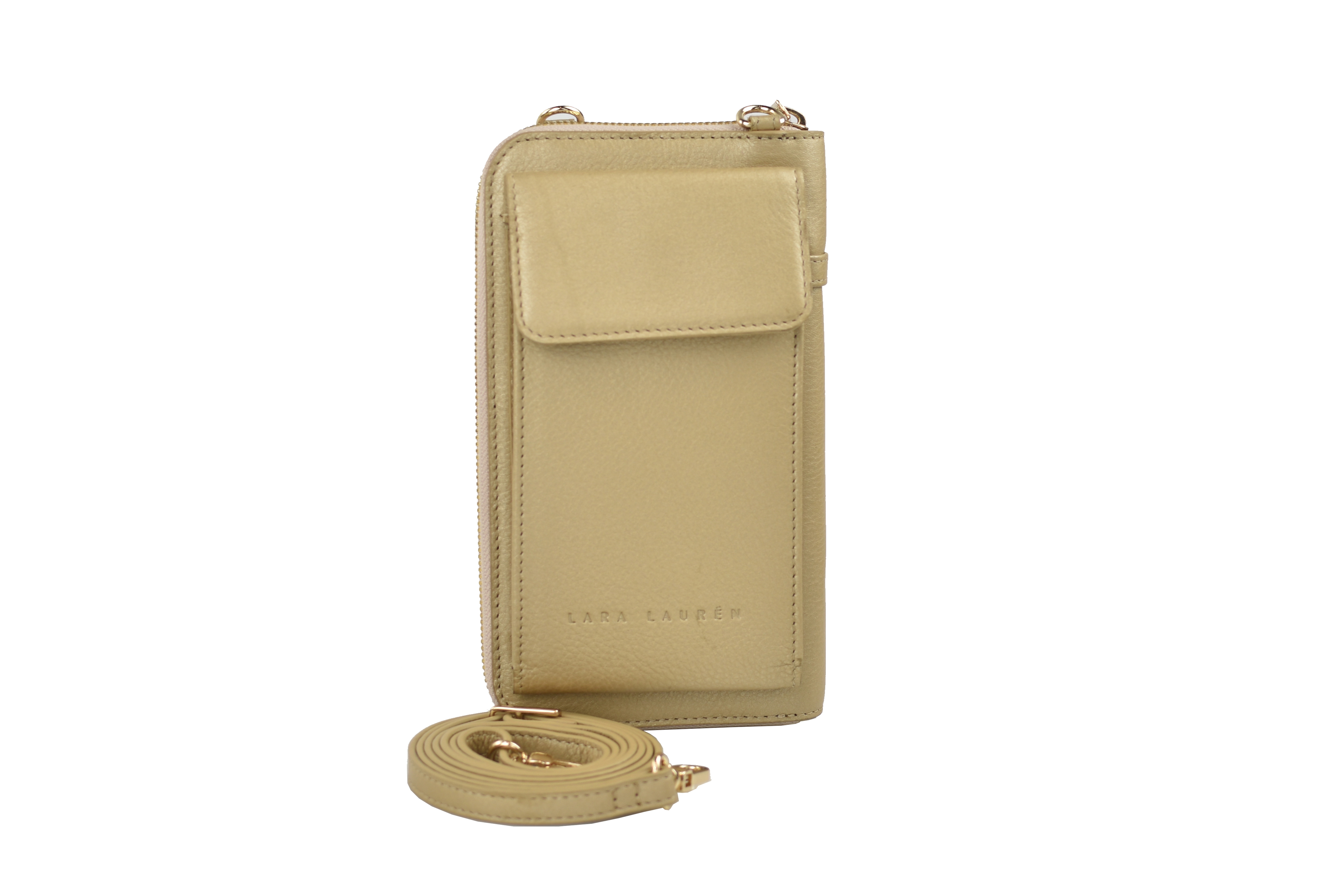 City Wallet A Mobilebag, light gold